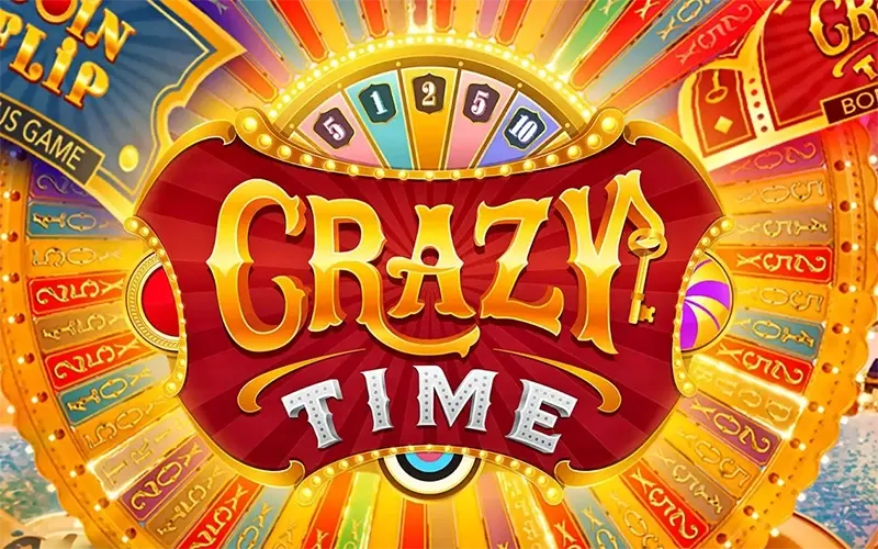 Watch and play the colourful Crazy Time show available at Melbet Casino app.