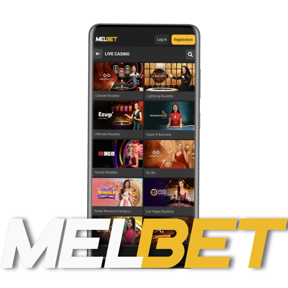 Don't miss the opportunity to play live casino games on the Melbet website.